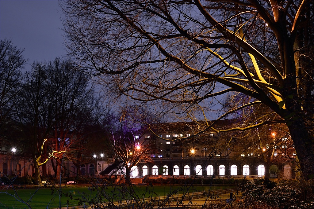 Berlin Neukölln Lichtkunst im Koernerpark