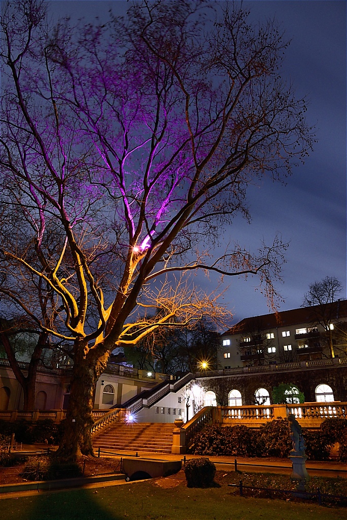 Berlin Neukölln Lichtkunst im Koernerpark