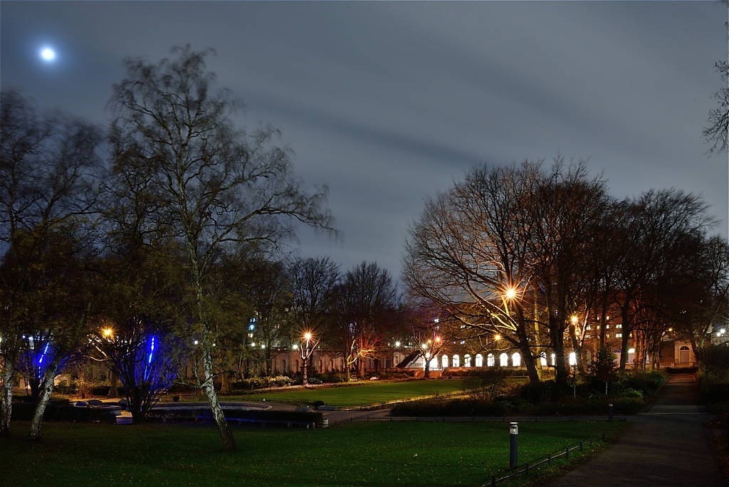 Berlin Neukölln Lichtkunst im Koernerpark