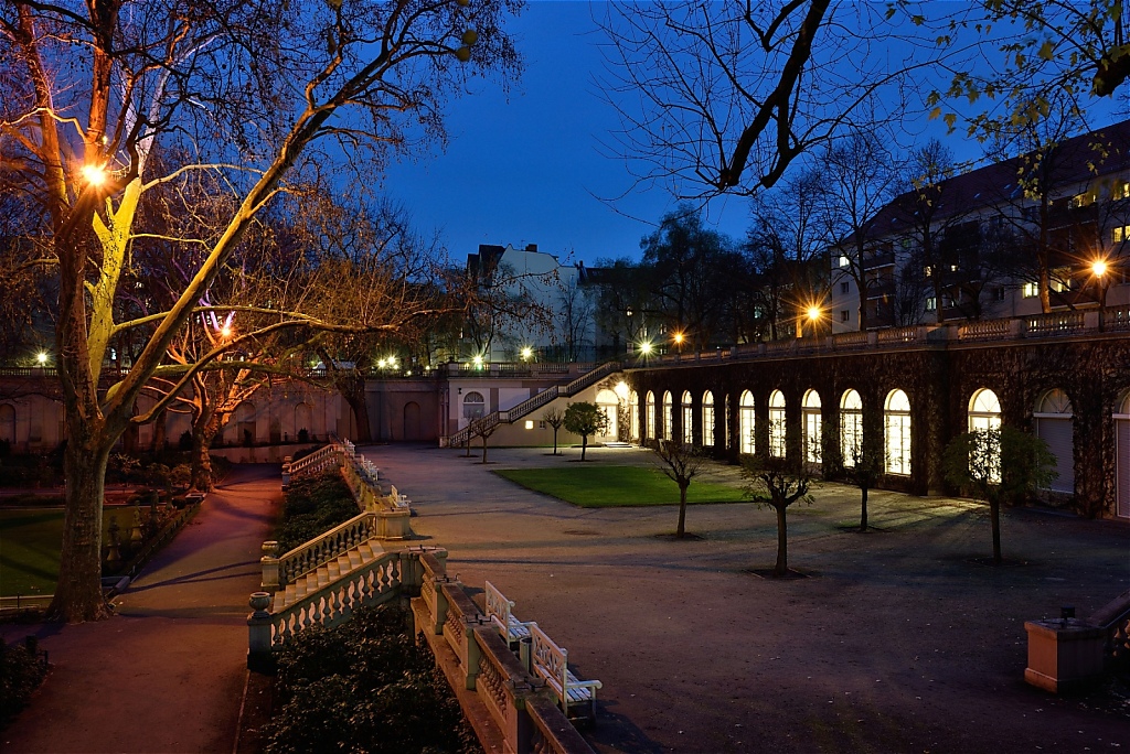 Berlin Neukölln Lichtkunst im Koernerpark