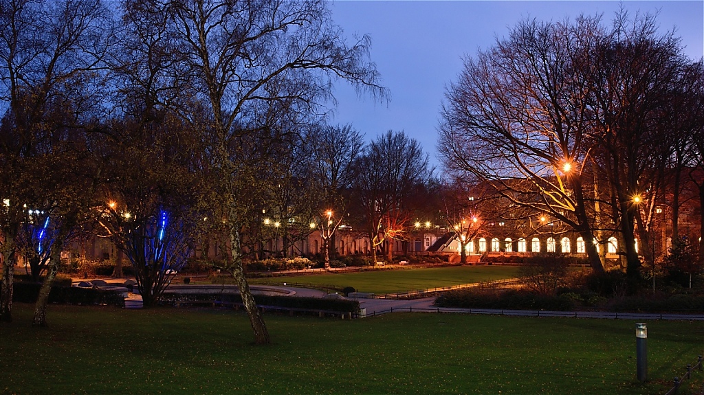 Berlin Neukölln Lichtkunst im Koernerpark