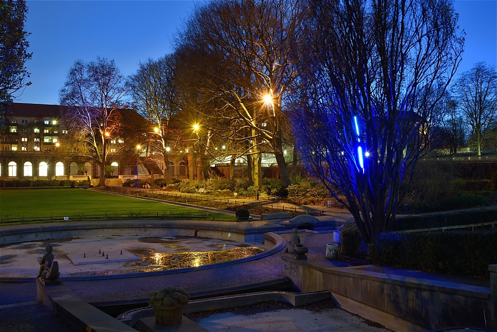 Berlin Neukölln Lichtkunst im Koernerpark