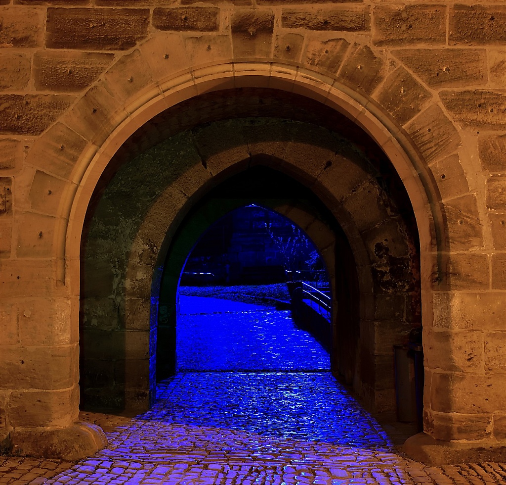 Kronach Festung Rosenberg Ostfluegel Spitaltor