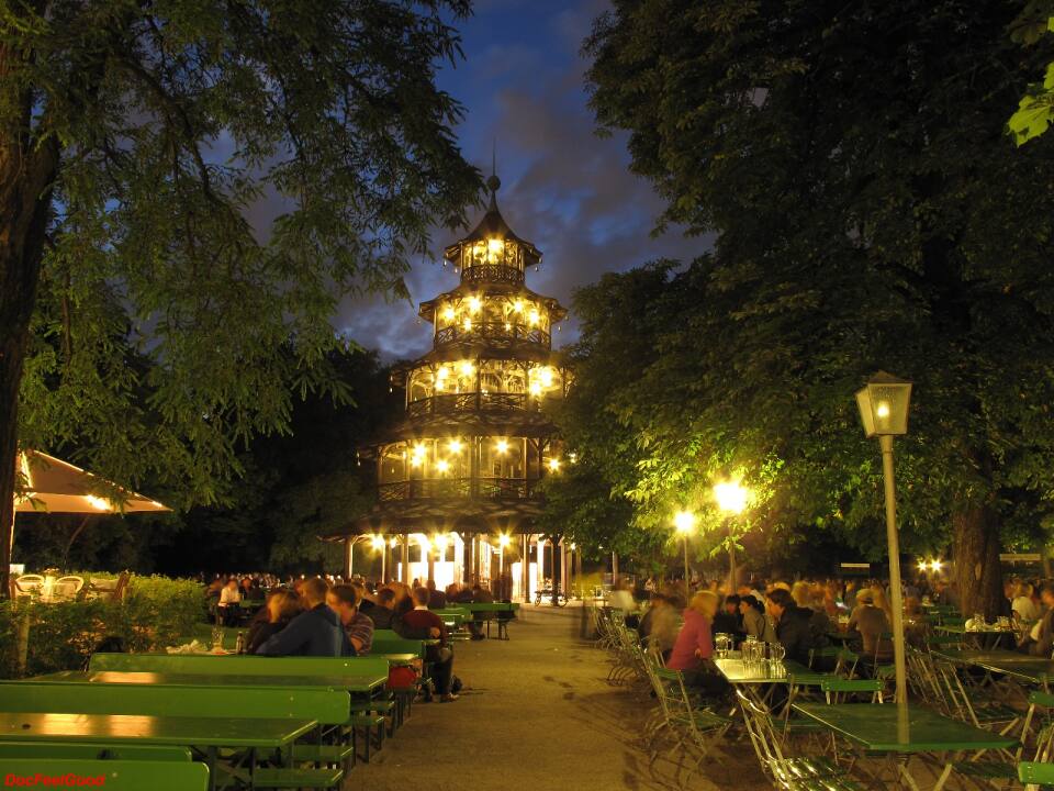 Munchen Chinesischer Turm Im Englischen Garten Nightphotos De