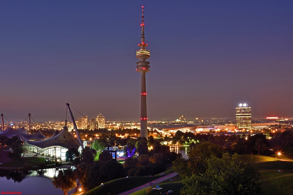 München Olympiapark Fernsehturm