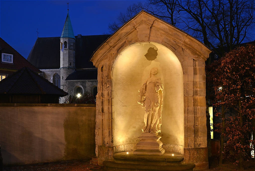 Münster Erbdrostenhof Marienstatue