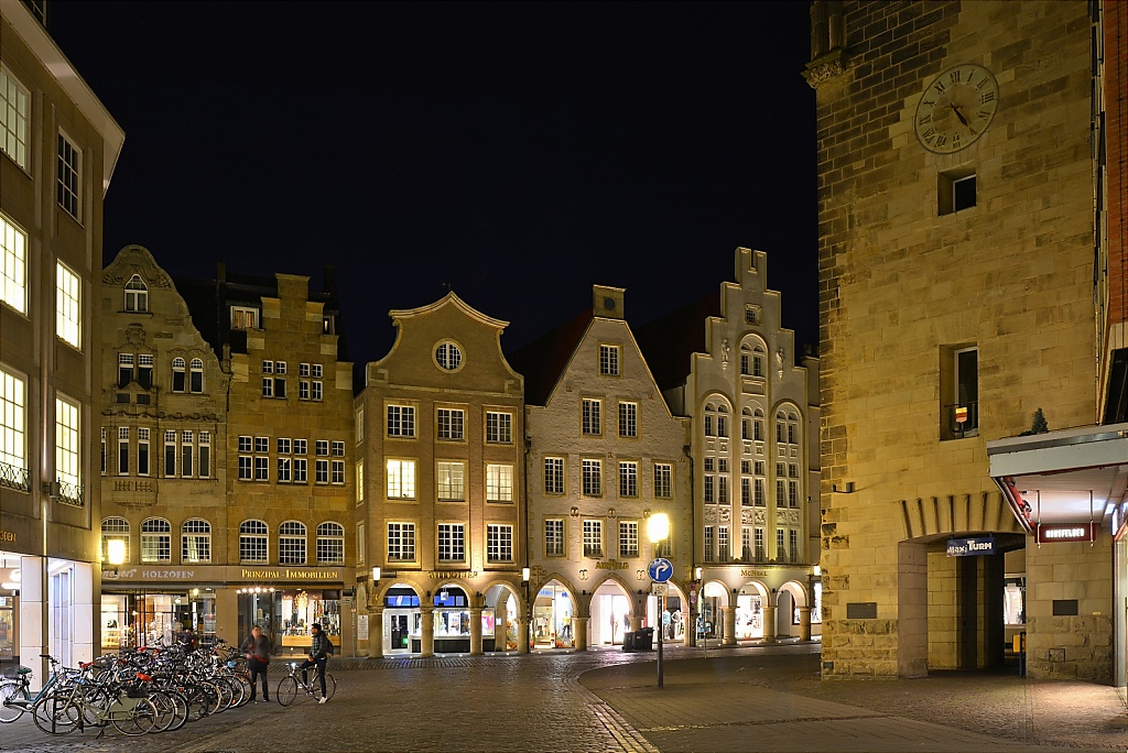 Münster Klemensstrasse vor Prinzipalmarkt