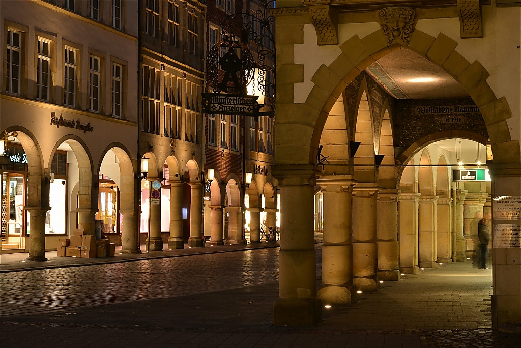 Münster Prinzipalmarkt Arkaden