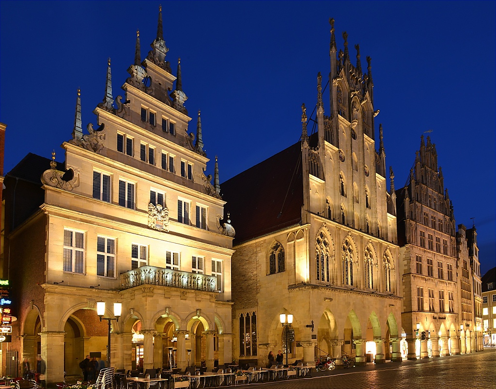 Muenster Prinzipalmarkt Rathaus