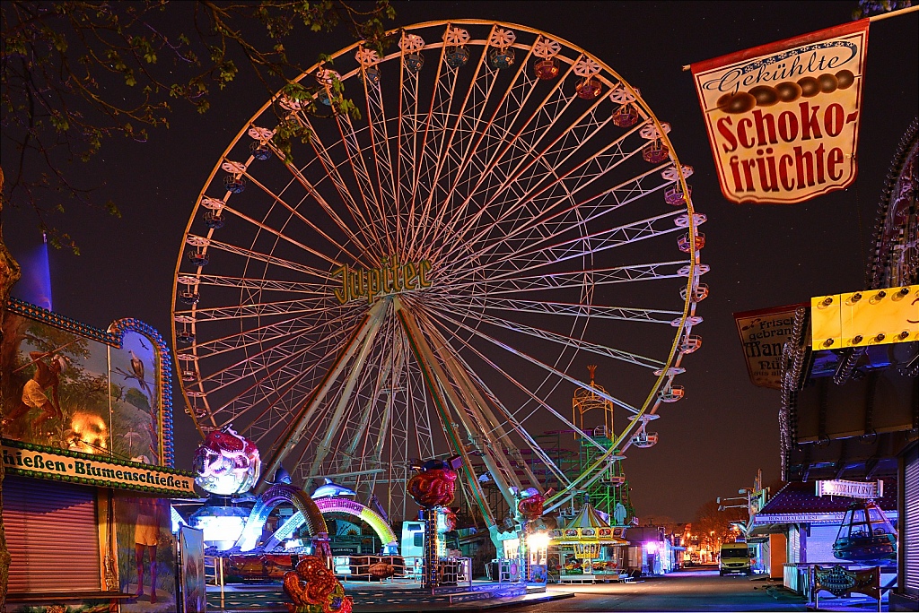 Münster Schlossplatz Kirmes Send