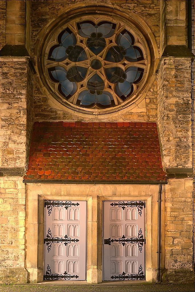 Münster Apostelkirche Seiteneingang