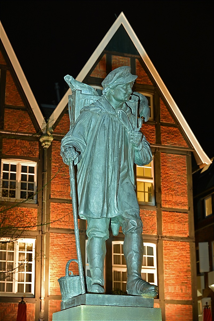 Münster Spiekerhof Kiepenkerl