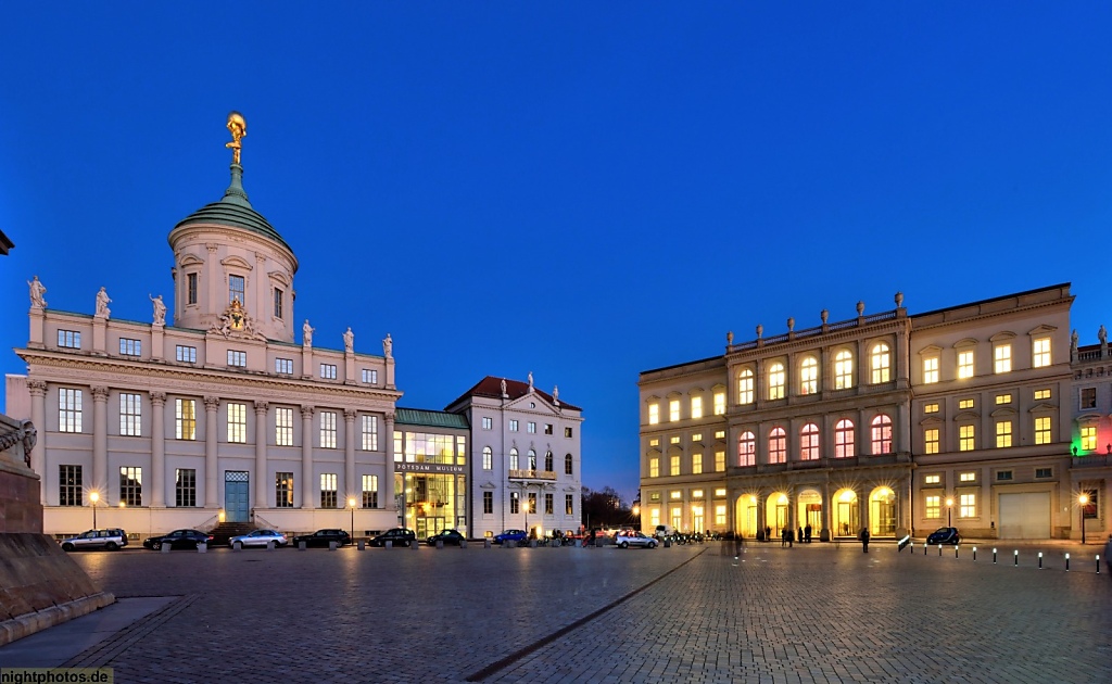 Potsdam Alter Markt mit Museum Barberini Rekonstruktion erbaut 2013-2017 von Hilmer und Sattler und Albrecht für Hasso Plattner