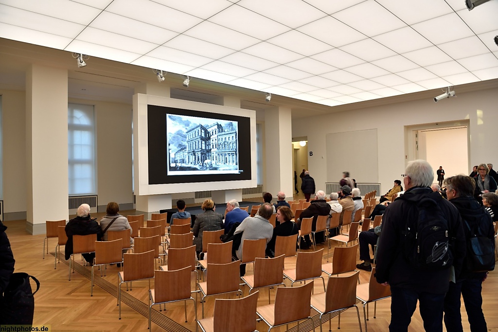 Potsdam. Museum Barberini. Rekonstruktion erbaut 2013-2017 von Hilmer und Sattler und Albrecht für Hasso Plattner. Kinosaal