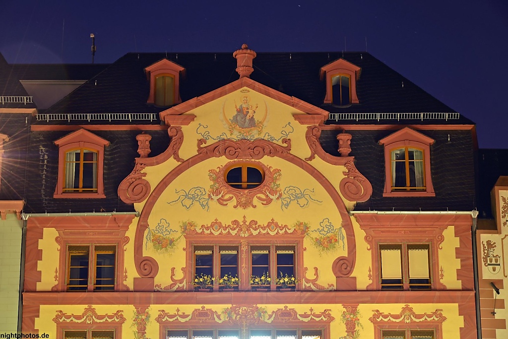Mainz Markt Fassadengiebel