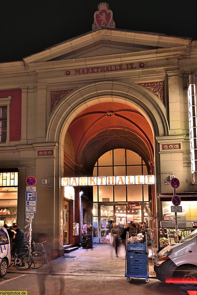 Berlin Kreuzberg Markthalle Eisenbahnstrasse