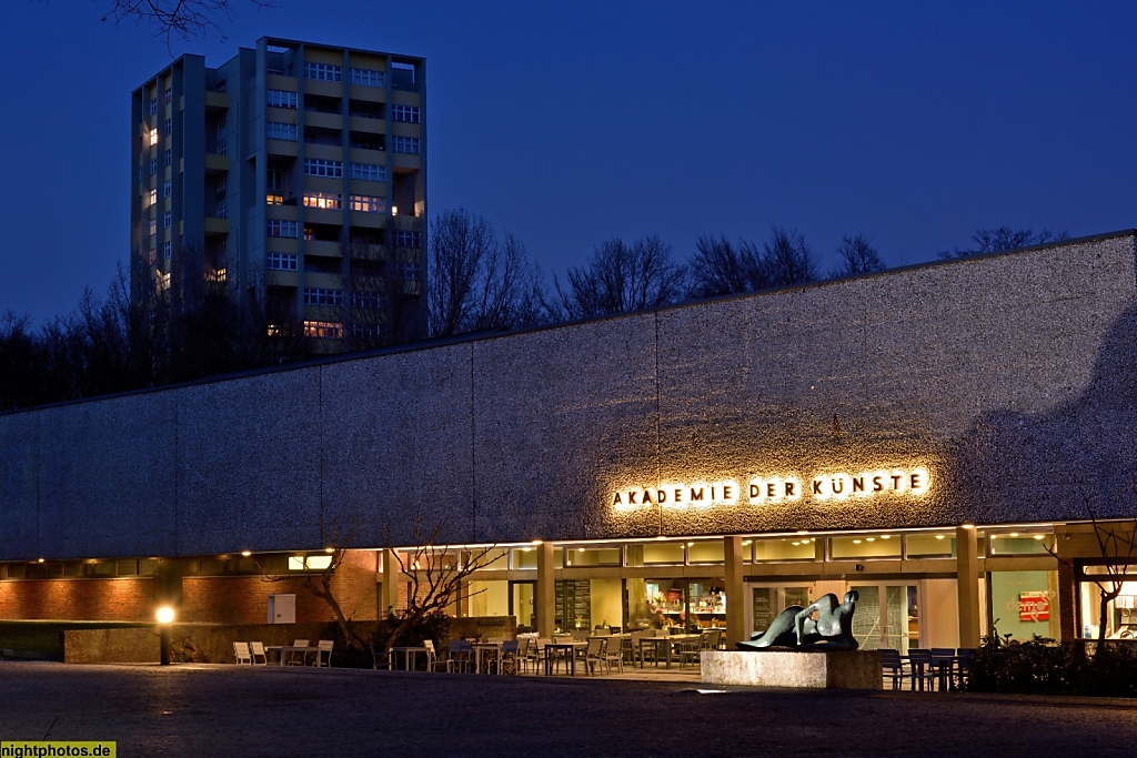 Berlin Mitte Hansaviertel. Akademie der Künste erbaut 1958-1960 von Werner Düttmann