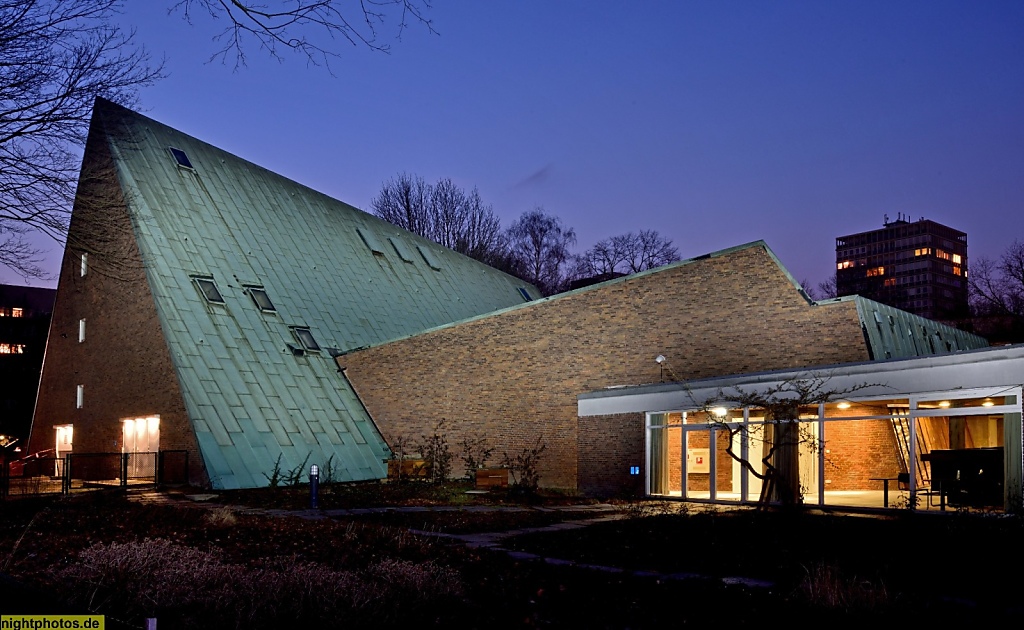 Berlin Mitte Hansaviertel. Akademie der Künste erbaut 1958-1960 von Werner Düttmann