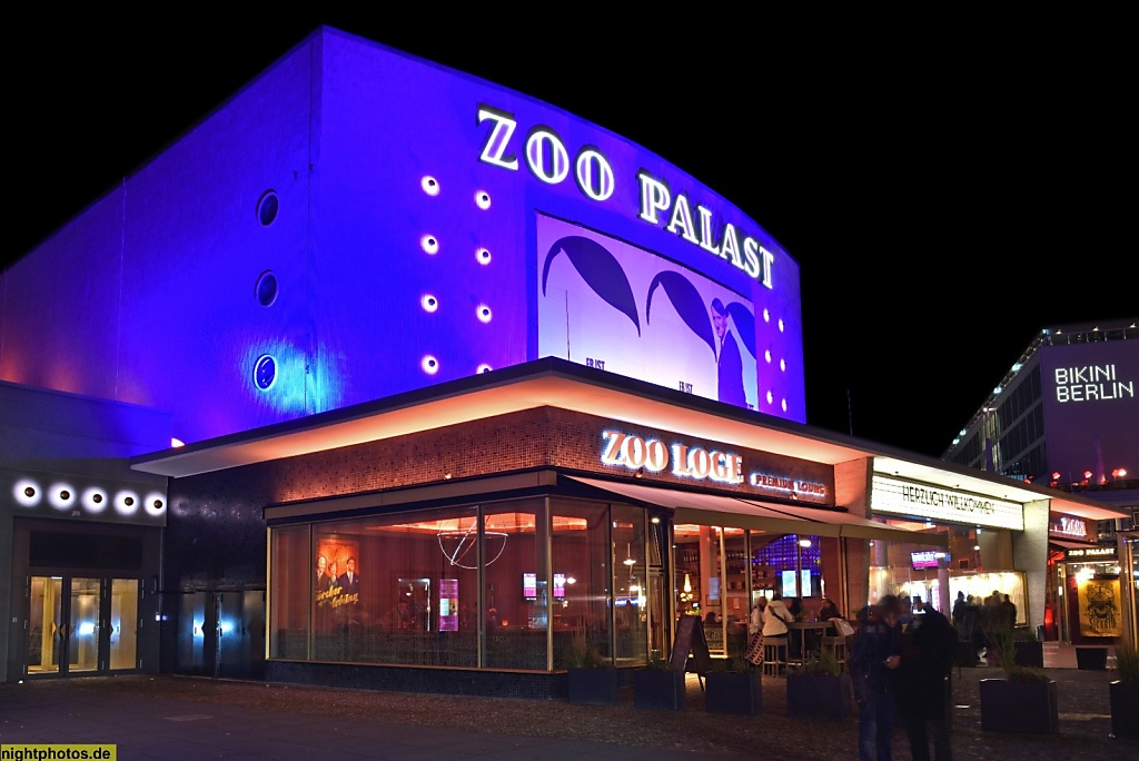 Berlin Charlottenburg Kino Zoo-Palast Hardenbergstrasse 29 erbaut 1956-1957 von Architekten Paul Schwebes und Hans Schoszberger und Gerhard Fritsche