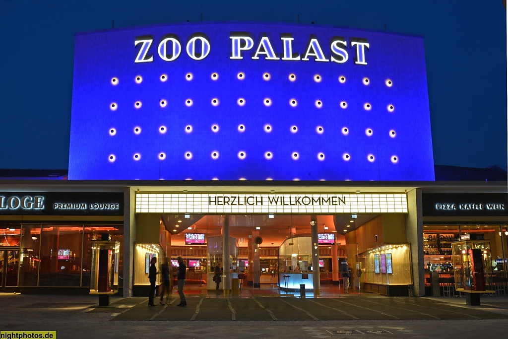Berlin Charlottenburg Kino Zoo-Palast Hardenbergstrasse 29 erbaut 1956-1957 von Architekten Paul Schwebes und Hans Schoszberger und Gerhard Fritsche