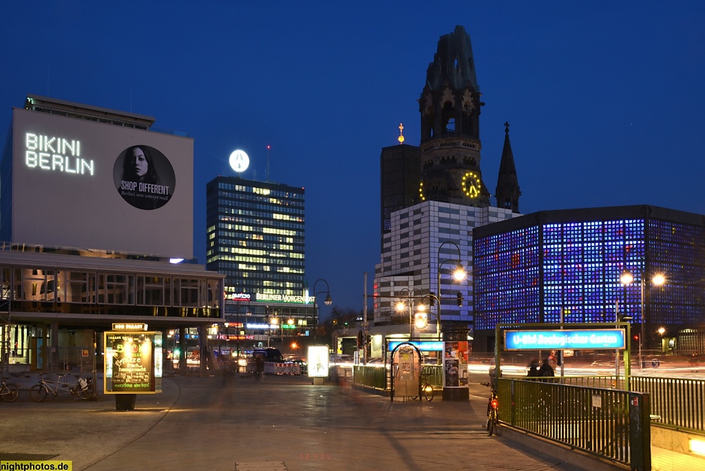 Berlin Charlottenburg Bikini-Haus Europa-Center Kaiser-Wilhelm-Gedächtniskirche