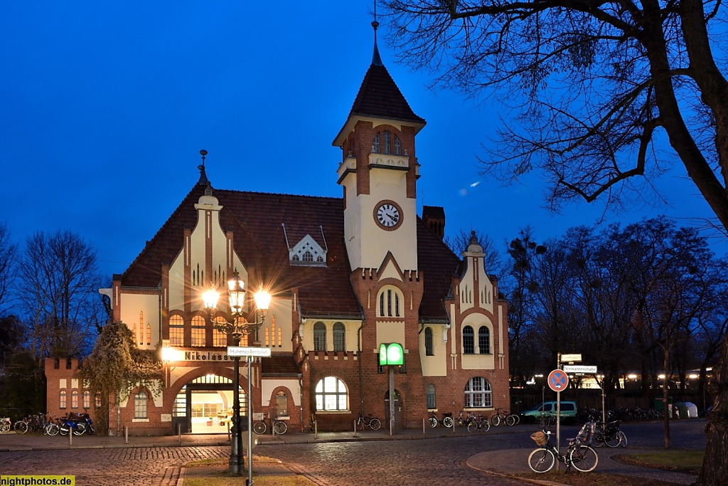 Berlin Nikolassee Hohenzollernplatz S-Bahnhof erbaut von Paul Vogler 1901-1902