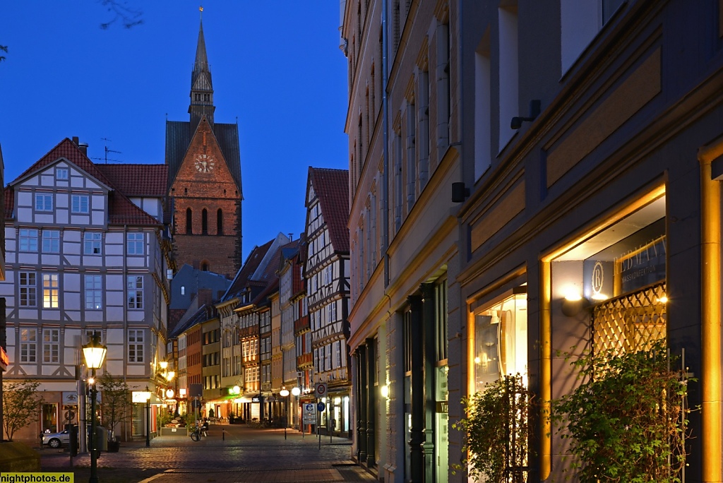 Hannover Kramerstrasse vor Marktkirche