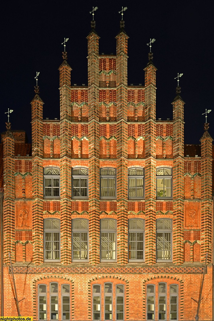 Hannover Am Markte Altes Rathaus erbaut 1303