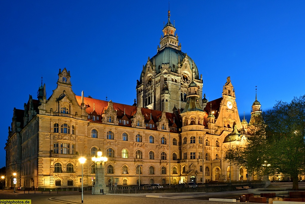 Hannover Neues Rathaus fertiggestellt 1913