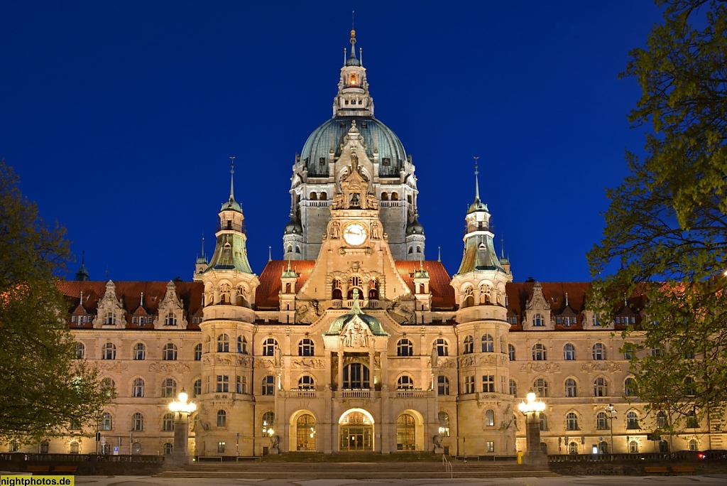 Hannover Neues Rathaus fertiggestellt 1913