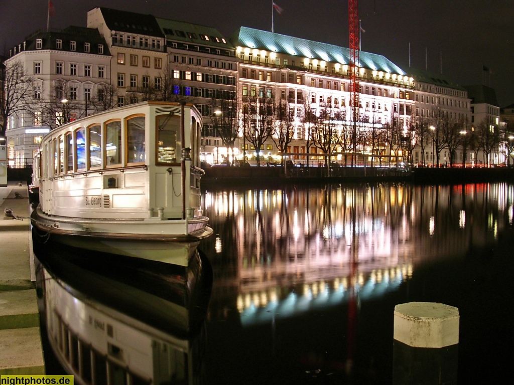 Hamburg Hotel Vier Jahreszeiten am Neuen Jungfernstieg an der Binnenalster