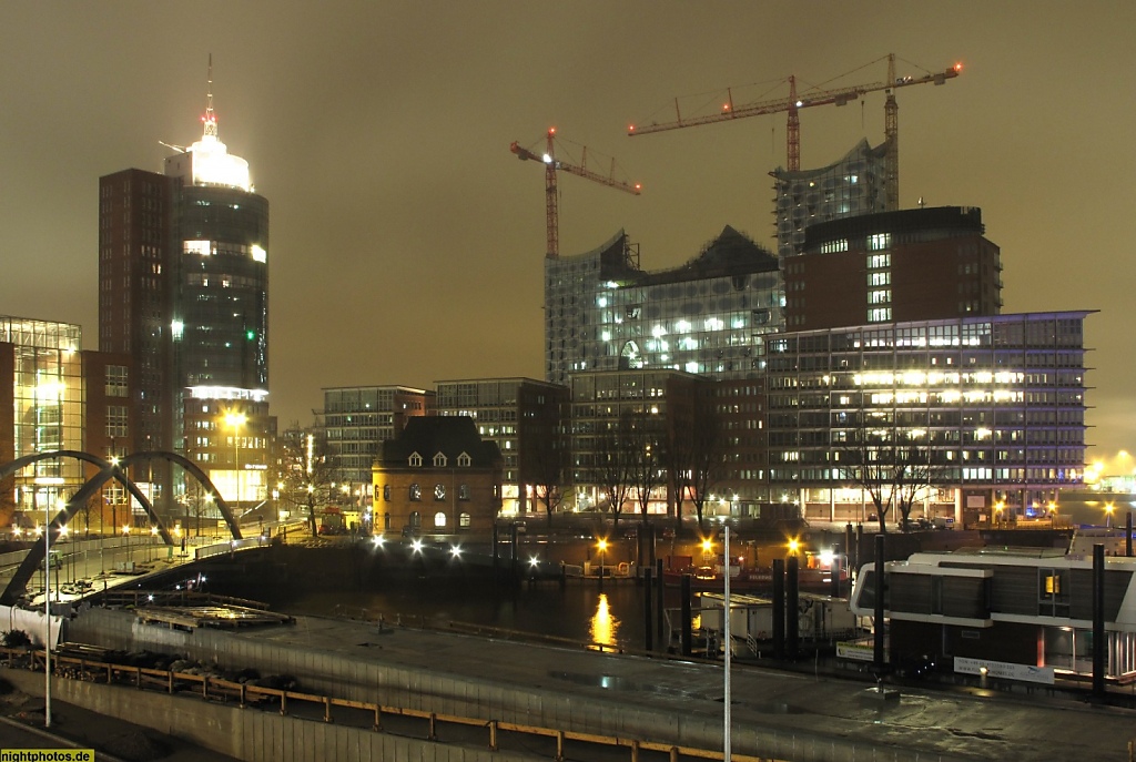 Hamburg Hafenstadt Elbphilharmonie Baustelle