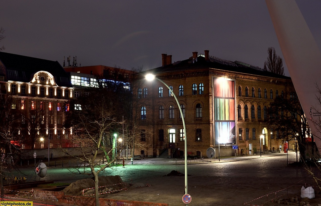 Berlin Kreuzberg Möckernstrasse und Spektrum im Museum für Verkehr und Technik