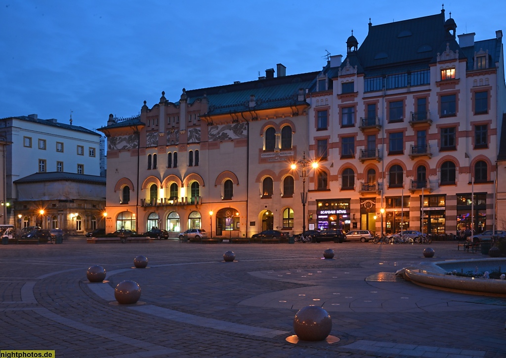 Krakau Plac Szcepanski mit Theater