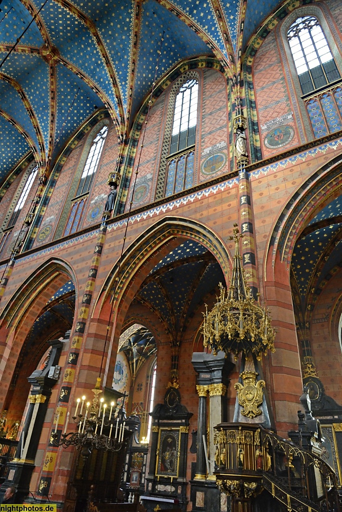 Krakau Marienkirche erbaut 1355-1408 Gotik