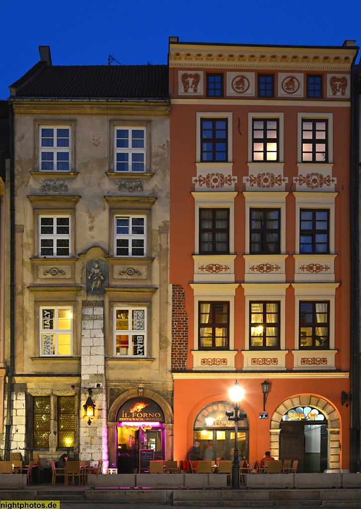 Krakau Häuser am Maly Rynek
