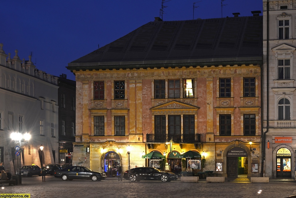 Krakau Häuser am Maly Rynek