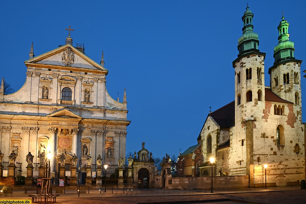 Krakau Peter-und-Paul-Kirche und Andreaskirche