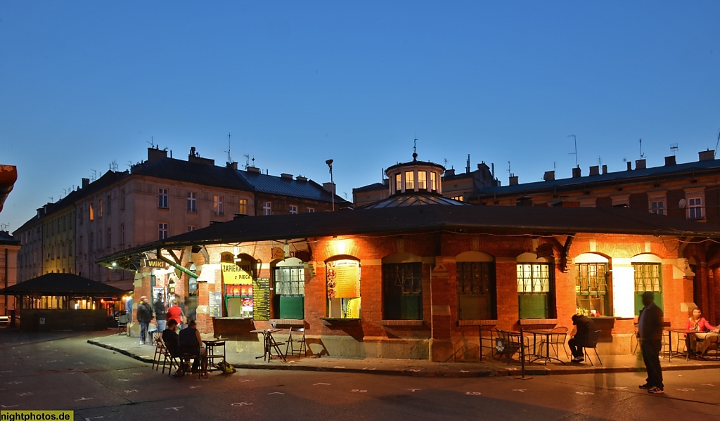 Krakau Kazimierz ehem Jüdischer Bezirk Marktplatz 'Plac Nowy'