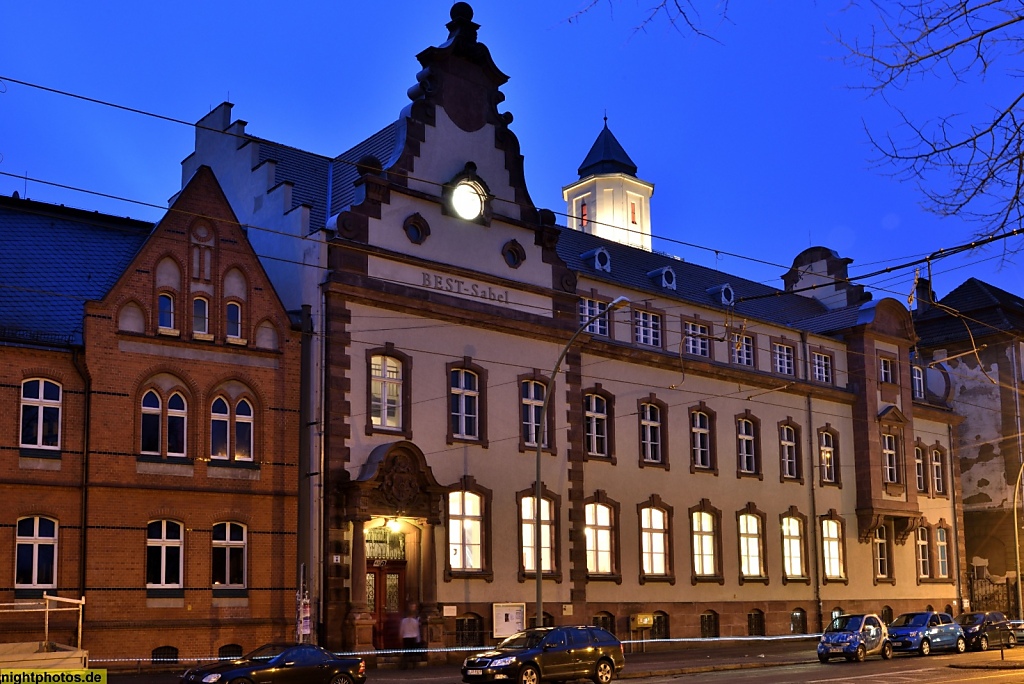 Berlin Köpenick Lindenstrasse ehemaliges Postamt erbaut 1892-1893 von E. W. J. Zimmermann heute Best-Sabel-Schule