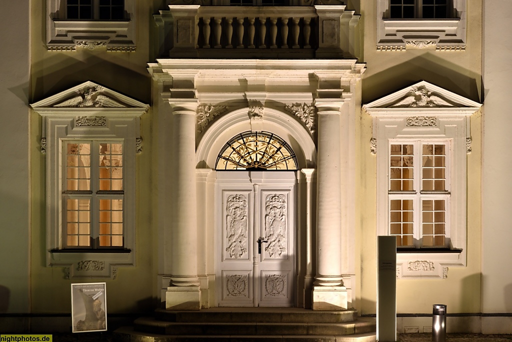 Berlin Köpenick. Kunstgewerbemuseum. Erbaut als Schloss 1677-1682 von Rutger van Langervelt. Barock. Portal. Instandsetzung 1993-1998 und Ausbau 2004-2007 von BASD Architekten