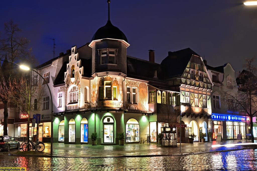 Berlin Lichterfelde-West Baseler Strasse Emisch-Haus mit Fachwerk