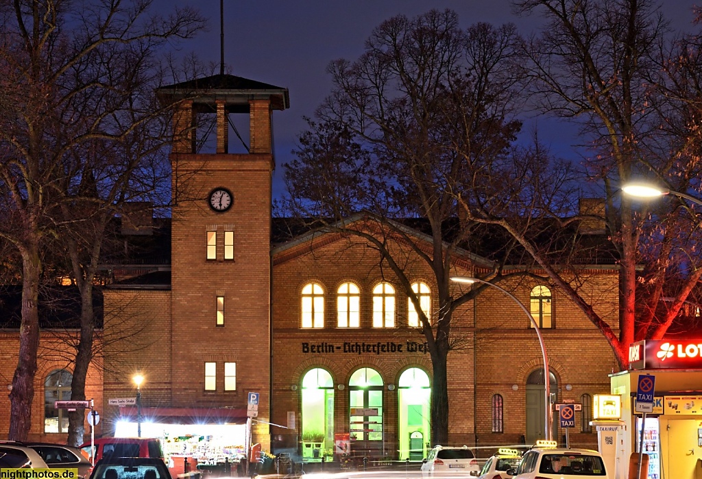 Berlin Lichterfelde-West S-Bahnhof Empfangsgebäude erbaut 187
