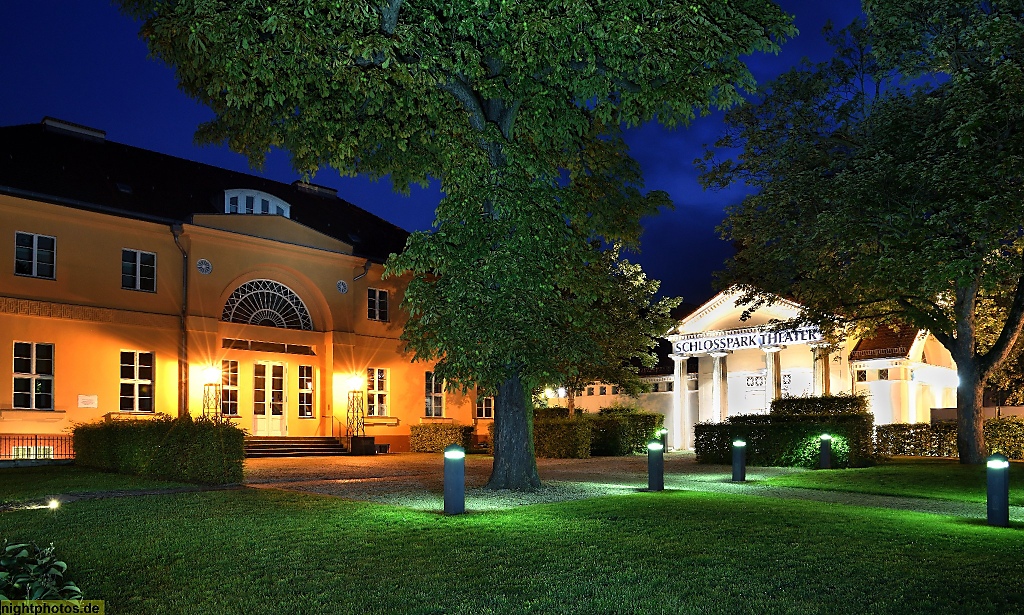 Berlin Steglitz Beyme-Schlösschen alias Wrangelschlösschen und Schlosspark Theater. Schlossstrasse 48