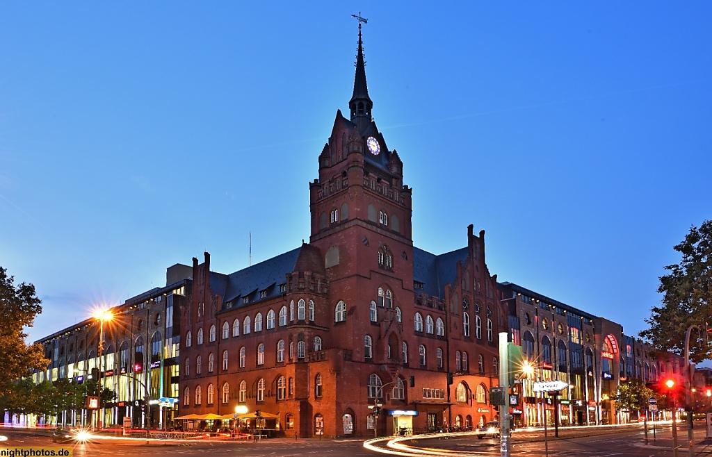 Berlin Rathaus Steglitz an der Schlossstrasse erbaut 1898