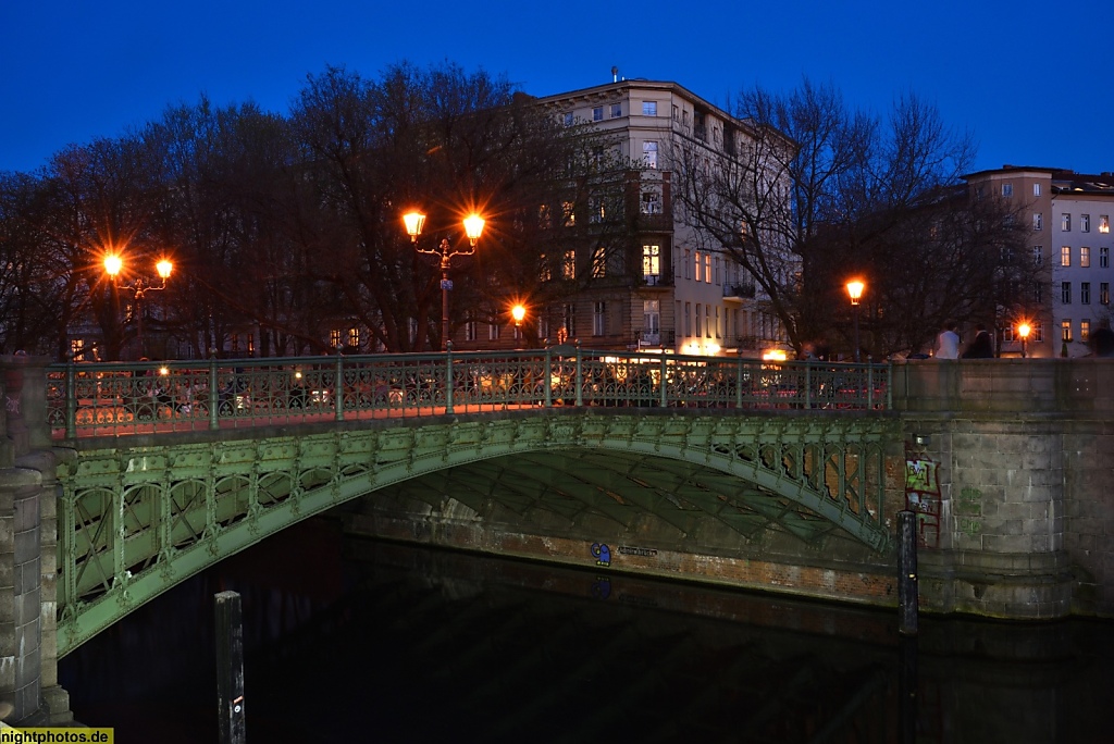 Berlin Kreuzberg Landwehrkanal Admiralbrücke erbaut 1880-1882