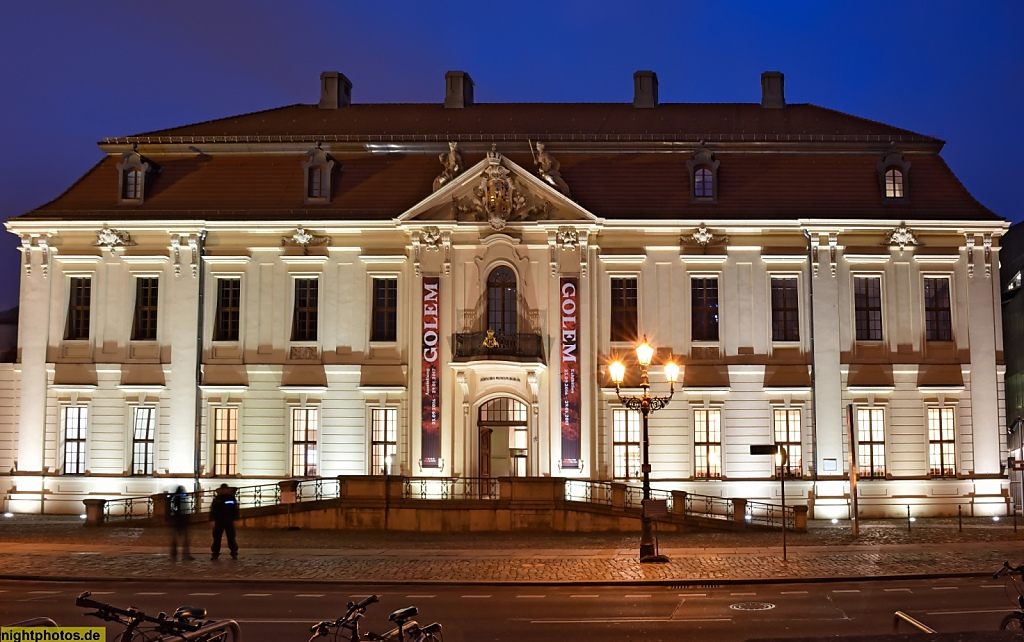 Berlin Kreuzberg Jüdisches Museum erbaut 1735 von Philipp Gerlach unter König Friedrich Wilhelm I. Wiederaufbau 1964-1967 von Günter Hönow mit Fassadenrekonstruktion