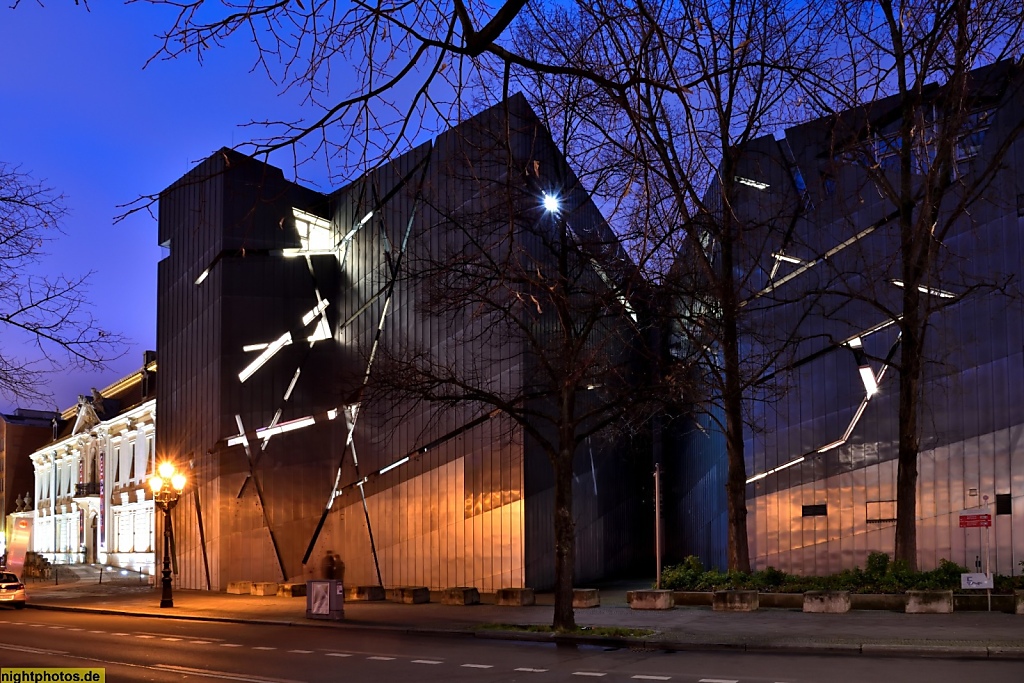 Berlin Kreuzberg Jüdisches Museum erbaut 1992-1997 von Daniel Libeskind