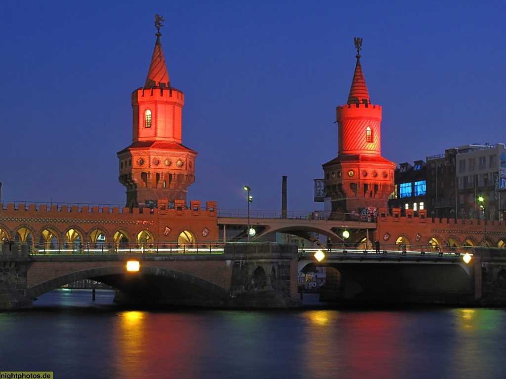 Berlin Friedrichshain Oberbaumbrücke