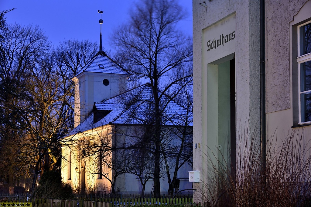 Berlin Lübars Dorfkirche erbaut 1791-1794